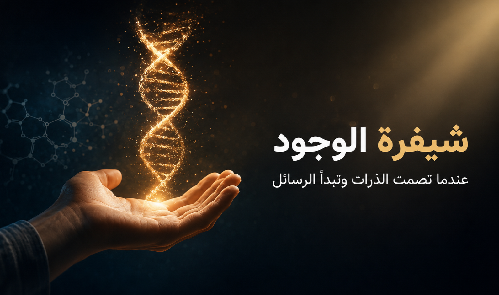 شيفرة الوجود :  الإيمان الغيبي بالمادة | عماد محرم